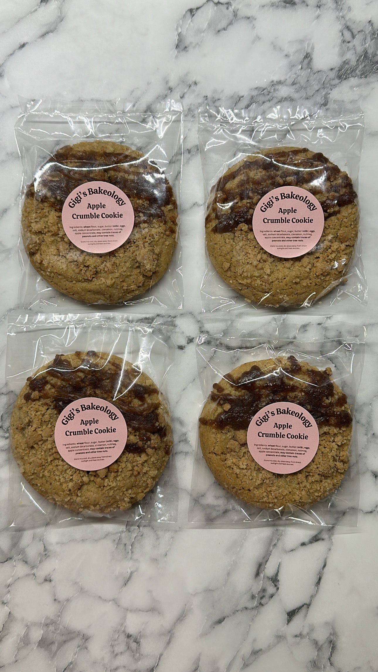Apple Crumble Cookies
