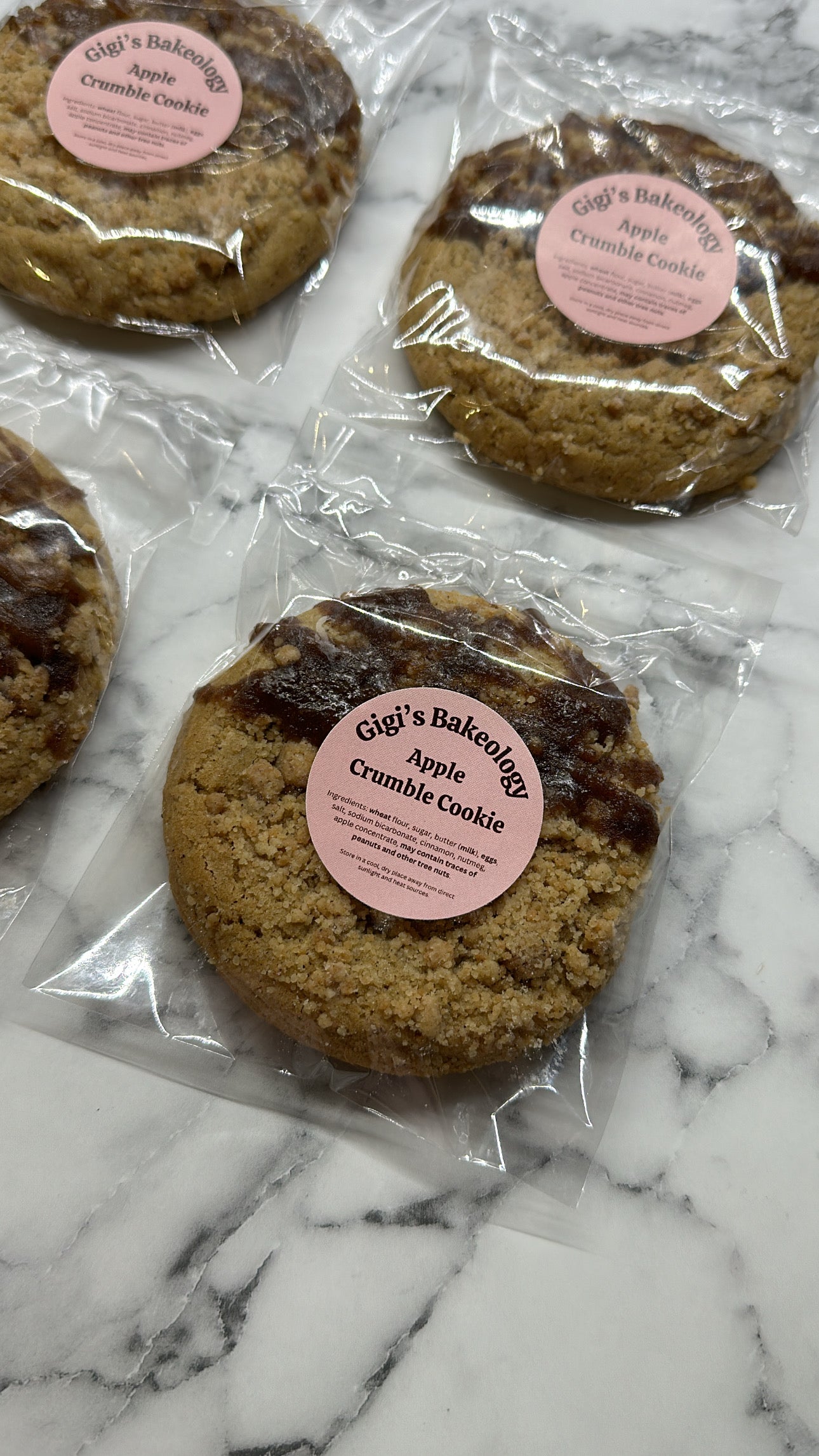 Apple Crumble Cookies